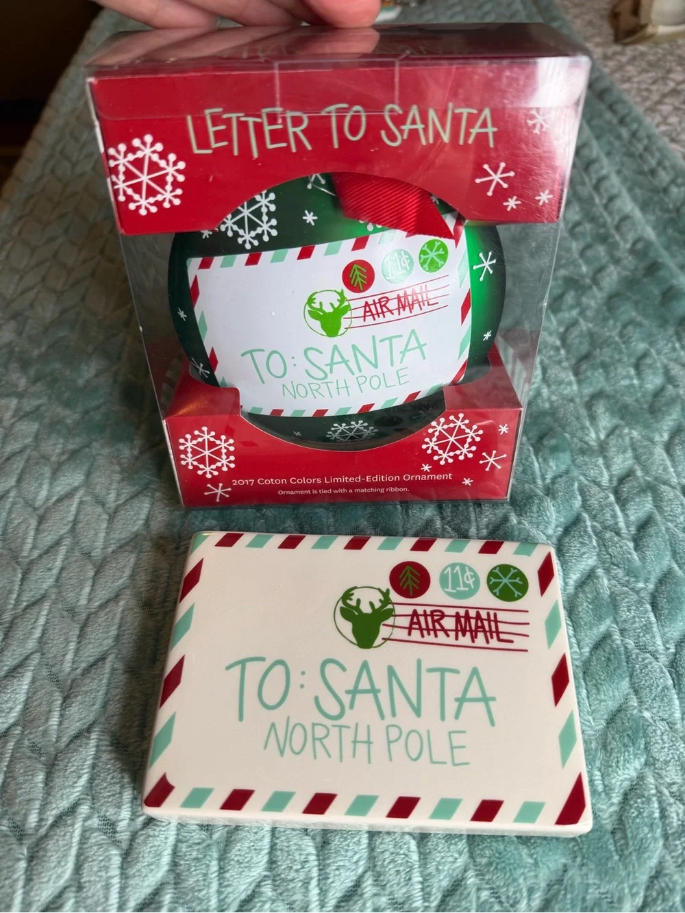 Coton colors mini & ornament letter to santa Retired